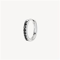 Einzelner Ohrring Brosway Dame FANCY MISTER BLACK in Silber Zirconia FMB85
